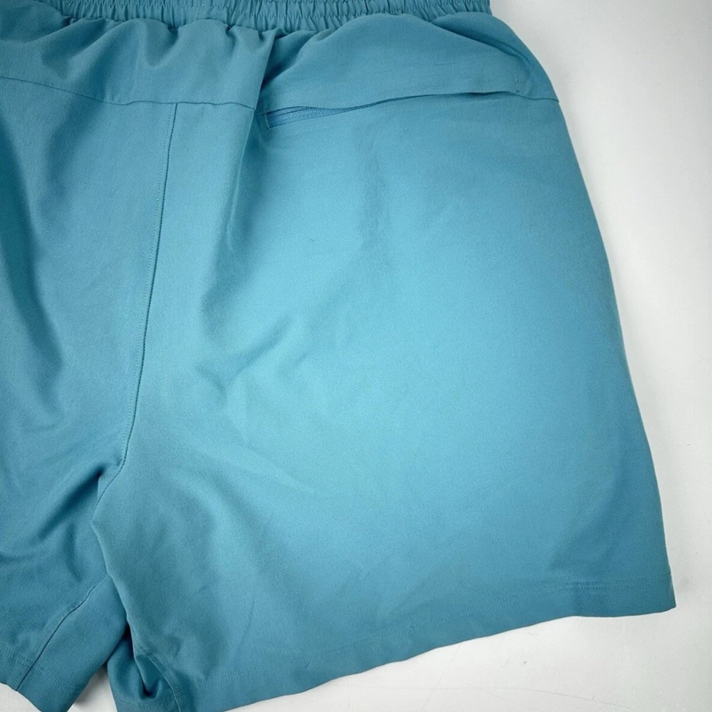 Lululemon Channel Cross Short  5" Swim Trunks Men’s Sz L Drawstring Sky Blue - Picture 8 of 10